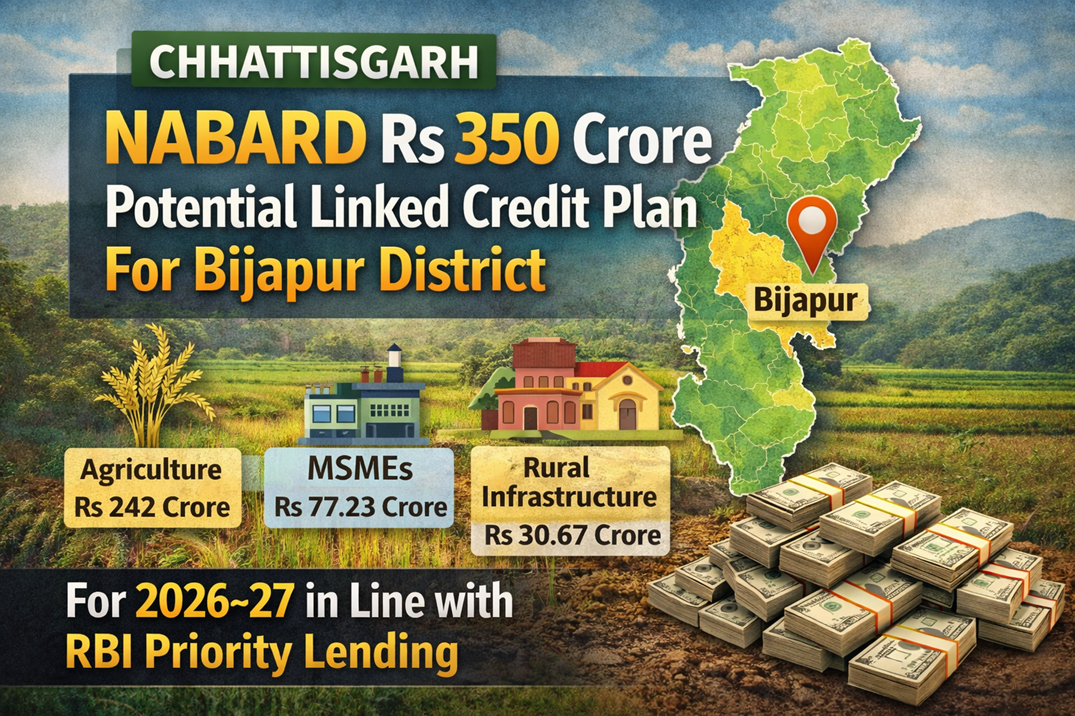NABARD Releases Rs 350 Crore Potential Linked Credit Plan for Bijapur District I Ambedkar Chamber