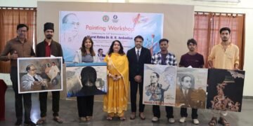 Ambedkar Art Workshop Concludes at Indira Kala Sangeet Vishwavidyalaya, Honours Emerging Young Artists